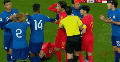 开云体育世界杯动态：世预赛中国男足4:1战胜新加坡
